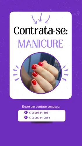 Precisa de manicure