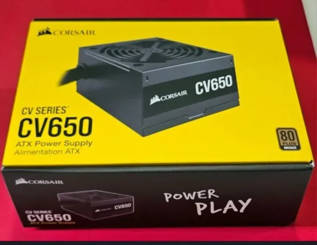 Fonte 650w corsair 80 plus