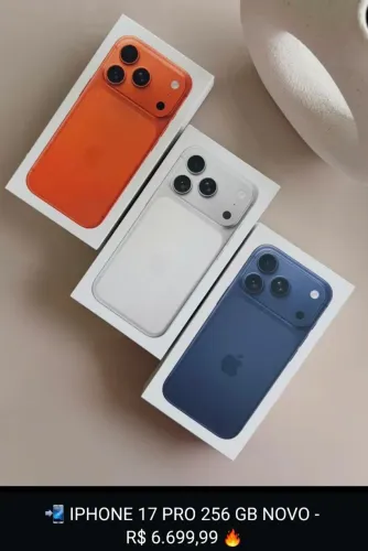 Vendo Iphone 17 Pro e 17 Pro Max apartir de R$6699