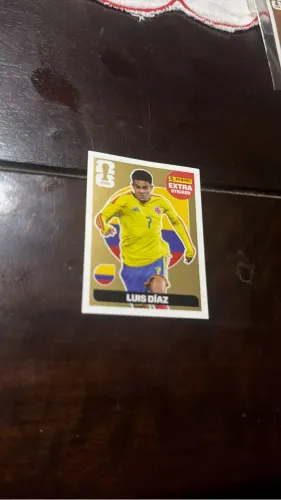 Figurinha Legend extra stick ouro gold Luiz Dias