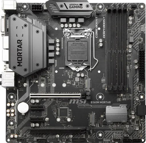 Kit i5 9600 + Placa Mãe MSI B360m + CPU Fan