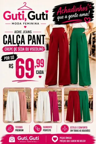 CALÇA FEMININA POR