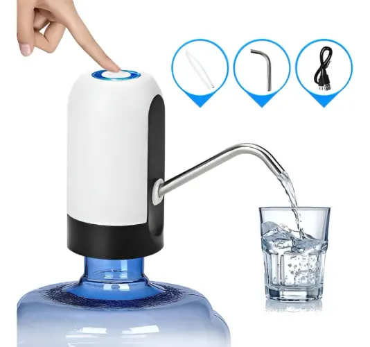Bomba Elétrica Kapbom KAC10 para Galão 10/20L | Recarregável USB