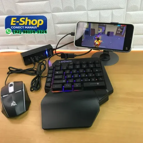 Kit Mobilador Gamer Colorido RGB - Entrega das 9 até 22hrs