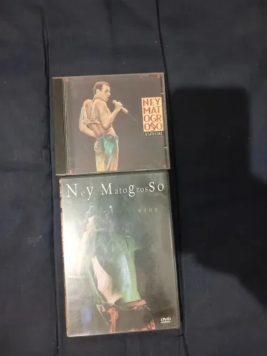 ?Lote Ney Matogrosso - CD Especial + DVD Vivo (Originais)