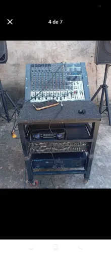 Som com 1 microfone completo