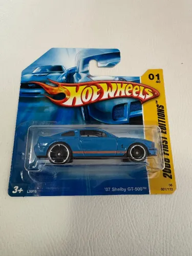 Carrinho Hot Wheels 2008 - Mustang 07 Shelby GT 500 Lacrado - leia