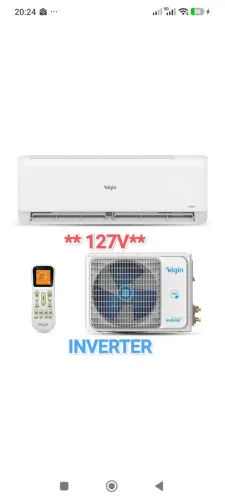 Ar Split Elgin Inverter 12000 BTUs + 127V + Nota + Garantia+ Cartão 12x