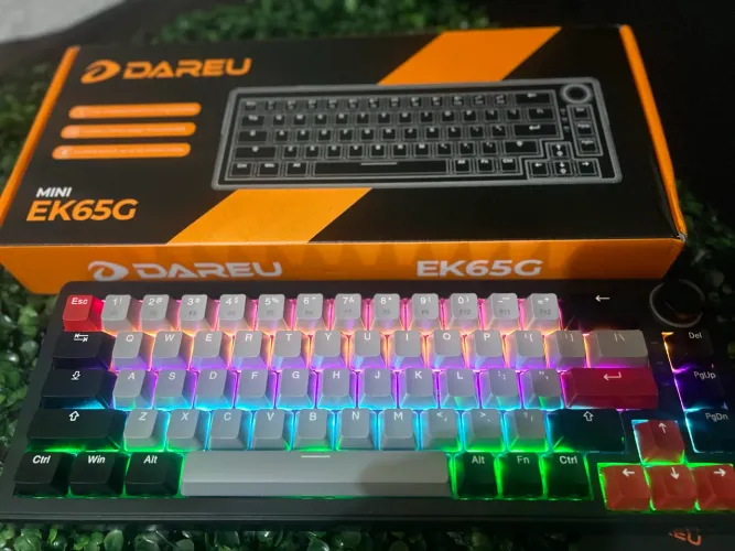 Teclado Mecânico Compacto Dareu Mini Sem Fio Switch Red Novo na Caixa