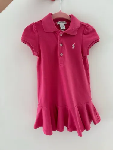 2 Vestidos da polo Ralph Lauren. Usado para bebé. Tamanho 9meses