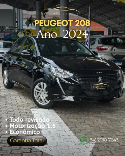 Peugeot 208 Active 1.6 Flex 16V 5P AUT 2024