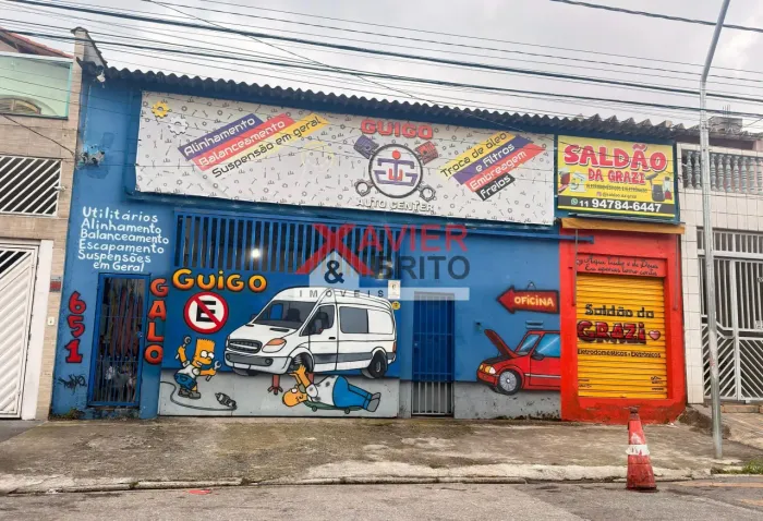 Galpão para vemda com 200m² de área construida, e um terreno de 10X25 - Aricanduva