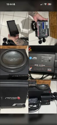 Som automotivo completo