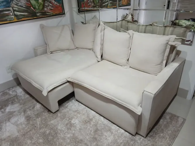 Sofá Cama Retrátil e Reclinável