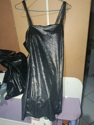 Vestido Rhero Jeans preto g