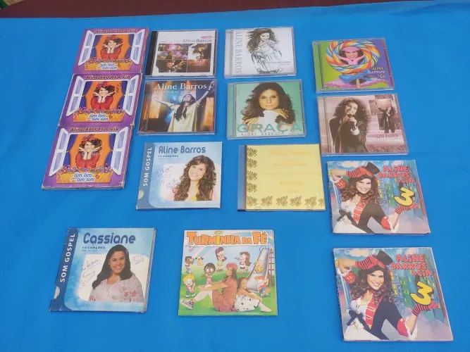 Cd da Aline Barros, vários, bom estado. E outros.