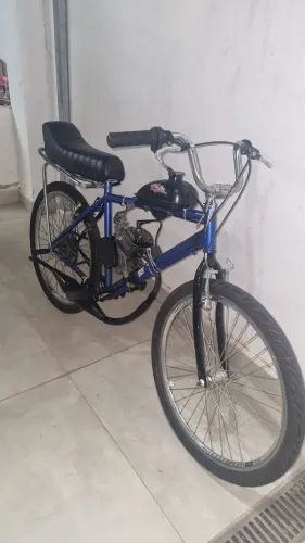 Bicicleta motorizada 80cc. Só pegar e andar