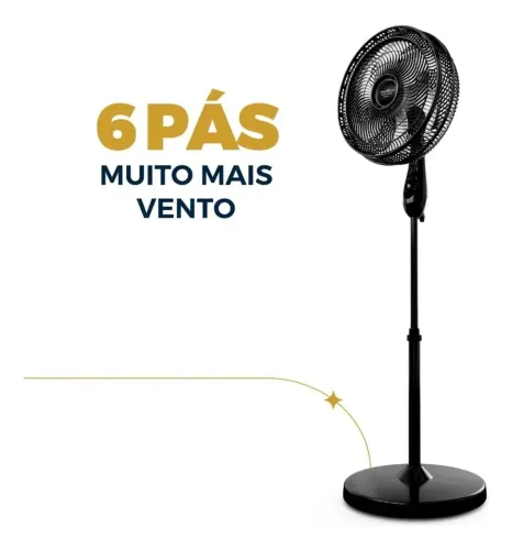 Ventilador de Coluna Britânia 160W 40CM 6 Pás 220V