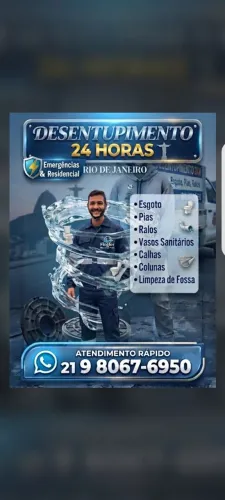 DESENTUPIDOR DE ESGOTO