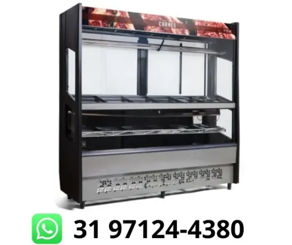 Balcão de Carnes 2x2M Polar 220v Preto
