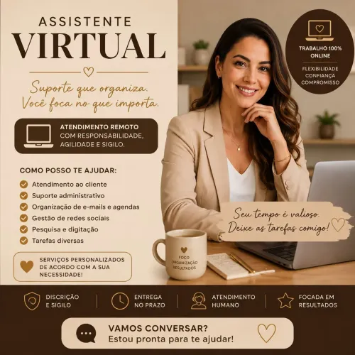 Assistente Virtual | Atendimento Remoto e Suporte Online