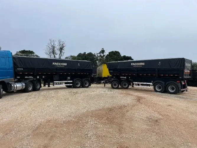 RODOTREM BASCULANTE FACCHINI COM DOLLY ESFERICO REBAIXADO 35M3 + 35M3