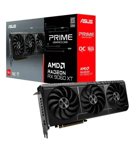Placa De Vídeo Asus Radeon Rx 9060 Xt Prime 16gb Gddr6 Oc