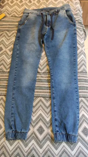 Calça Jogger Jeans Ouzzare - Tamanho 40