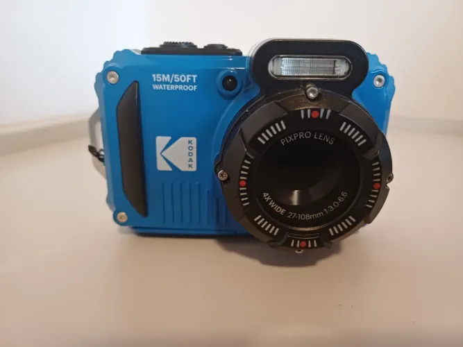Camera Kodak Wifi Resistente À Água Fullhd 16mp Pixpro Wpz2 Cor Azul