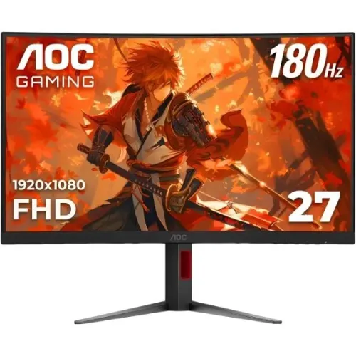 Monitor Gamer Curvo AOC Gaming C27G4H 27" 180 Hz / 0.5 ms - Preto