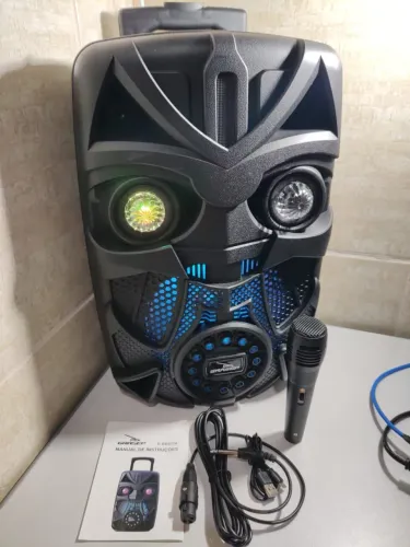 Vendo Caixa de Som Alça de Rodinhas, modelo Grasep  D -BH8116