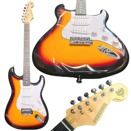 Guitarra Stratocaster Poseidon com Acessórios - NOVA