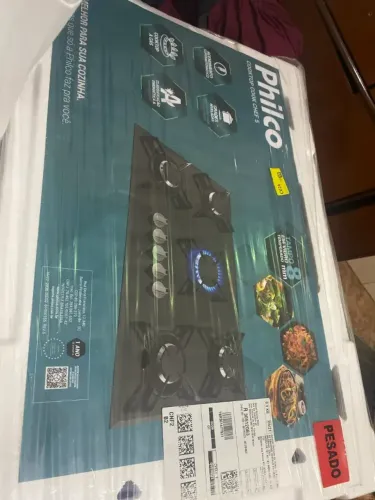 FOGÃO COOKTOP PHILCO 5 BOCAS - ACEITO TROCA