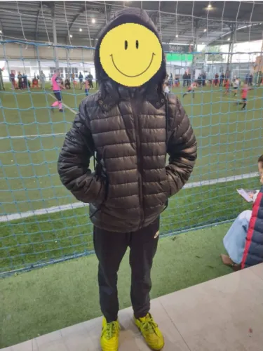 Casaco infantil fuzarca inverno forrada