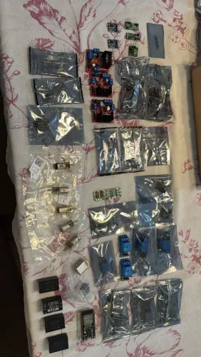 Lote de Componentes para Arduíno, ESP32, Robótica e Automação