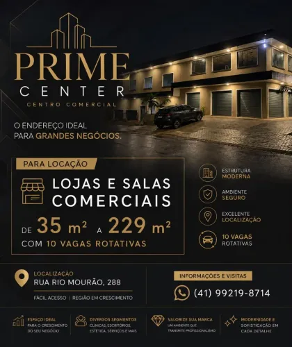 Salas comerciais para locação 
