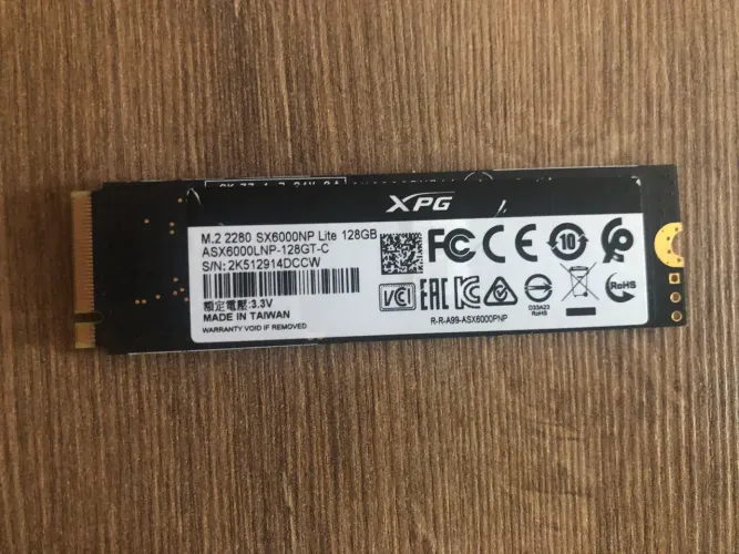 SSD NVME 2280 128GB