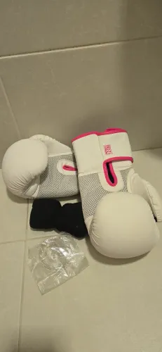 Kit Luva de Boxe e Muay Thai First FX2 Pretorian Bandagem