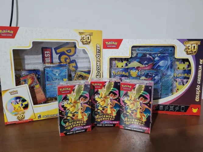 Carta Pokémon TCG lacrado cartinha pokémon