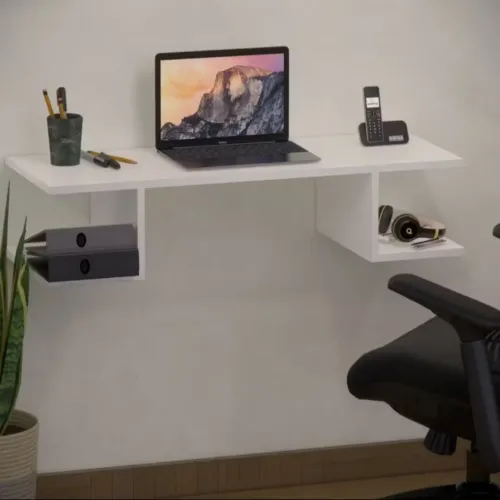 Escrivaninha suspensa