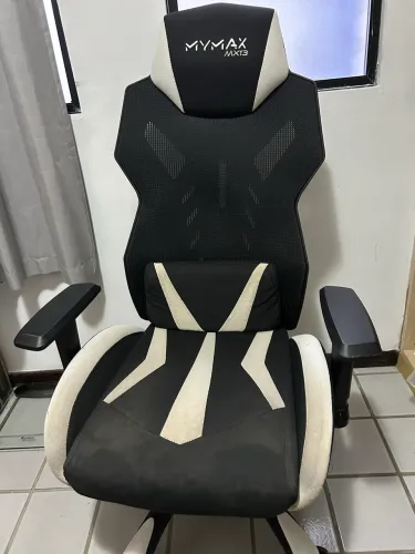 Cadeira Gamer MX13 Giratória Preto/branco Mymax 
