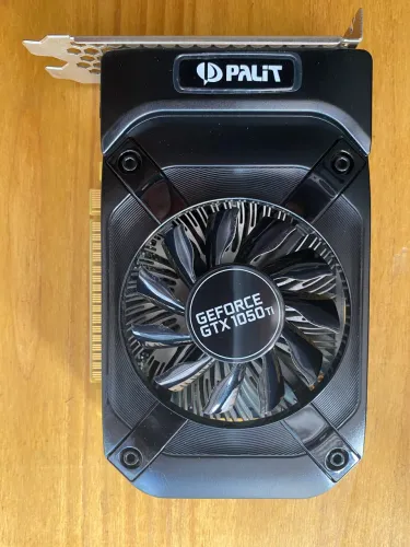 Placa de vídeo GeForce GTX 1050 TI 4GB Palit praticamente nova