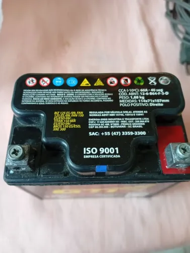 Bateria 12V 6Ah nova e com garantia