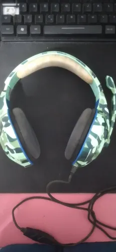 Headset gamer, usado