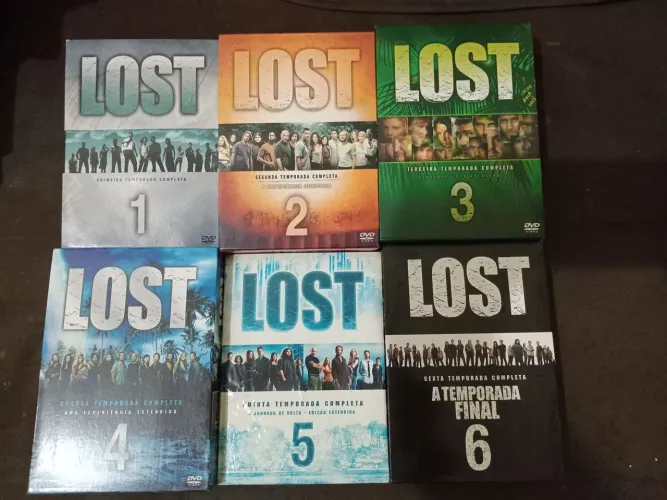 LOST - AS 06 TEMPORADAS EM EXCELENTE ESTADO DE CONSERVAÇÃO