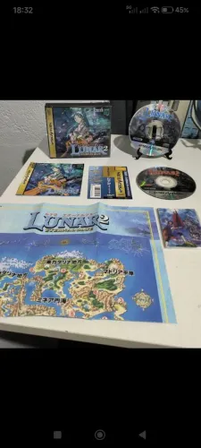 Lunar 2 eternal blue original sega Saturn jp