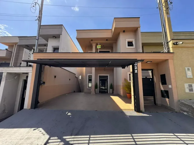 Casa Porteira fechada completa com 3 suítes área gourmet, planejados Portal dos Ipês - Caj