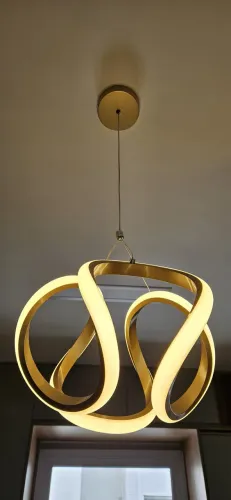Lustre Pendente de Led 3 cores de iluminação