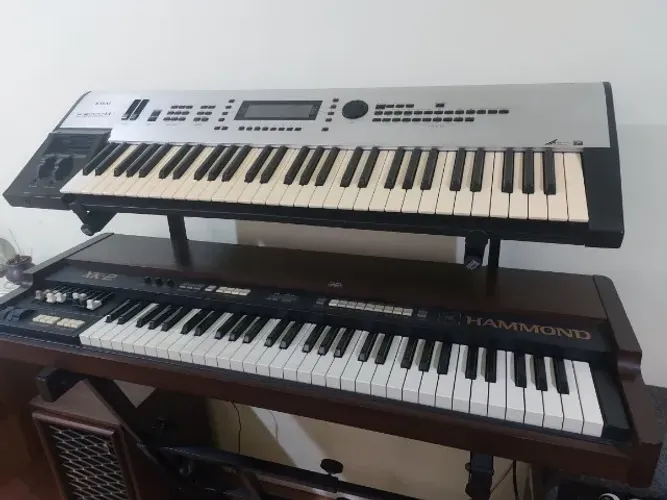 Teclado Hammond XK2 + Estande dupla importada U.S.A + Sintetizador Kawai K5000W