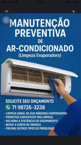 MANUTENÇÃO PREVENTIVA DE AR-CONDICIONADO
